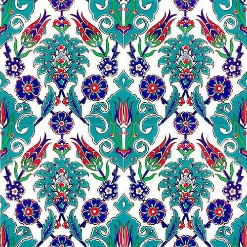 20x20 cm Çini Karo P-55